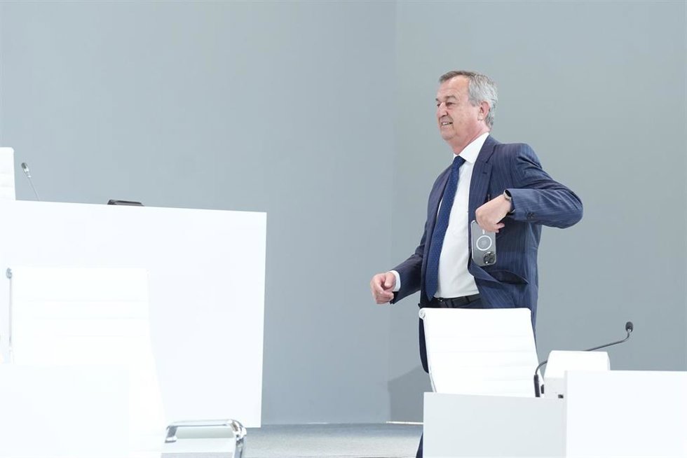 Archivo - El CEO del Banco Sabadell, César González-Bueno, durante la junta general extraordinaria de accionistas de Banco Sabadell, a 6 de agosto de 2025, en Sabadell, Barcelona, Catalunya (España).