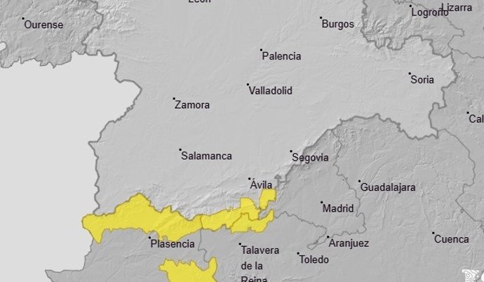 El calor pone en aviso amarillo este miércoles al sur de Ávila con temperaturas máximas de hasta 36ºC
