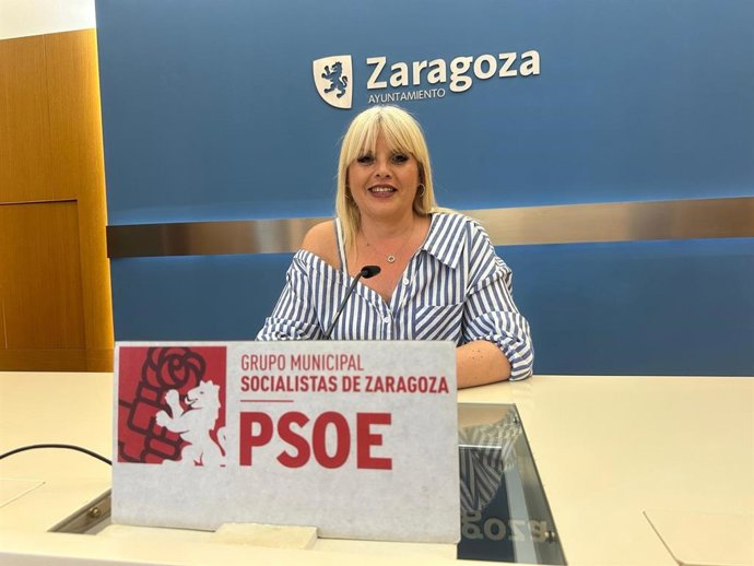 La concejal del grupo municipal del PSOE en el Ayuntamiento de Zaragoza, Eva Cerdán