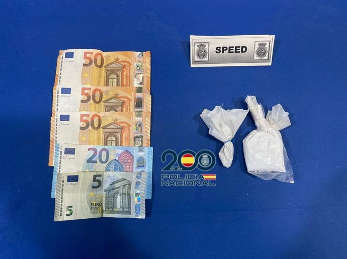 Droga y dinero incautado en Valladolid.