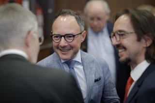 Xavier Espot i a la seva esquerra, Landry Riba.