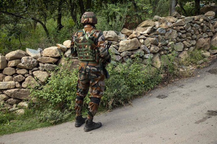 Archivo - Soldado de India