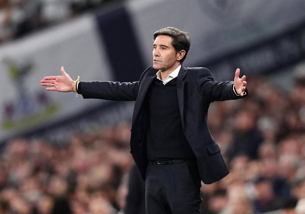 El entrenador del Villarreal, Marcelino García Toral