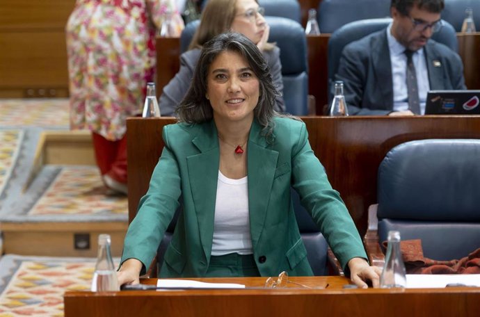 La portavoz de Más Madrid en la Asamblea, Manuela Bergerot.