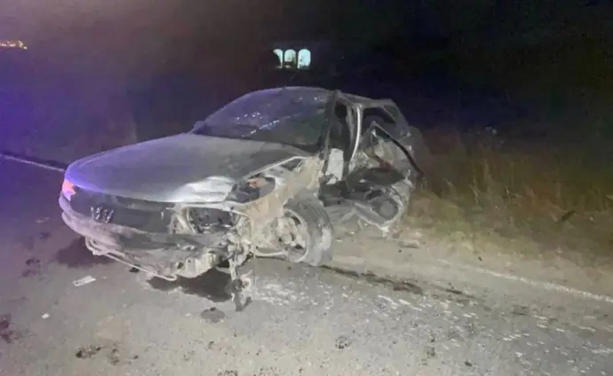 Turismo implicado en la colisión