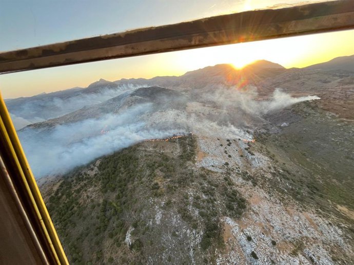 Incêndio em Parauta em 17 de setembro de 2025.