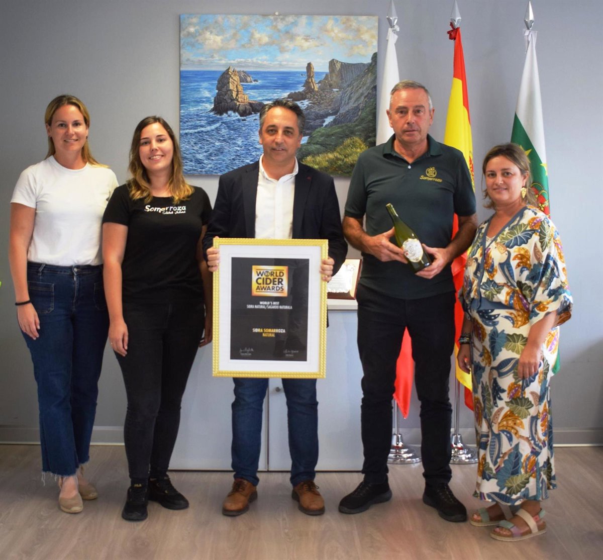 Una sidra natural de Cantabria, reconocida como la mejor del mundo