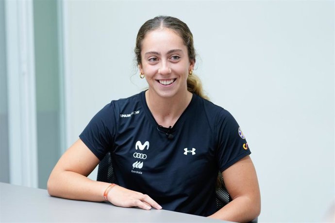 Archivo - La esquiadora española Audrey Pascual en una imagen de archivo