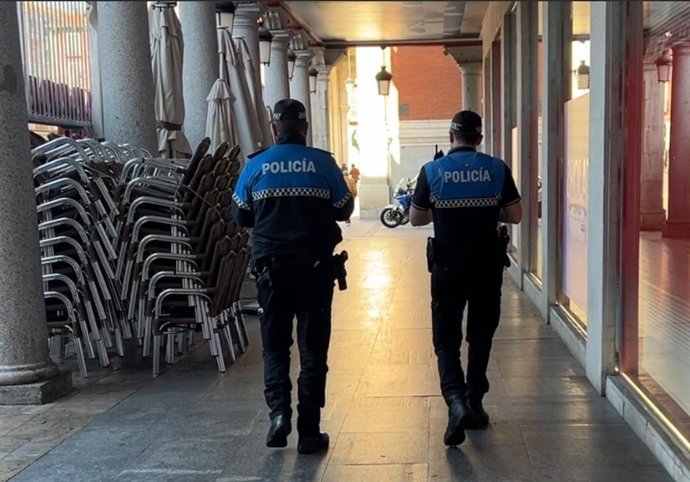 Agentes de la Policía Municipal de Valladolid.