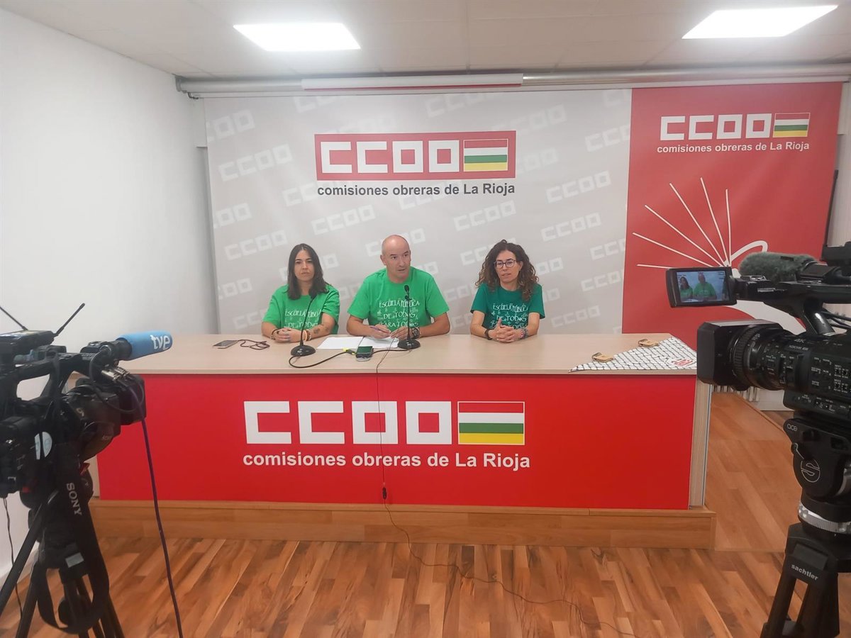 CCOO Enseñanza exige  una nueva orden de interinidades  y asegura que todavía faltan 31 docentes  en las aulas riojanas