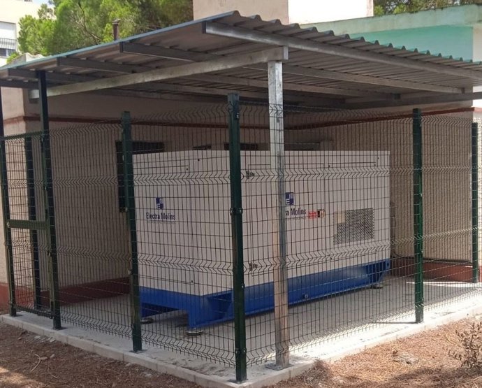 El nuevo grupo electrógeno con el que el Hospital Marítimo de Torremolinos refuerza su seguridad energética