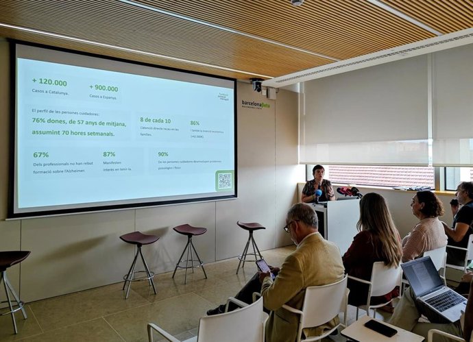 Presentación del informe en la sede de la Fundación.