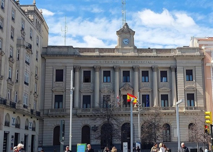 Archivo - Fachada de la Diputación Provincial de Zaragoza (DPZ).