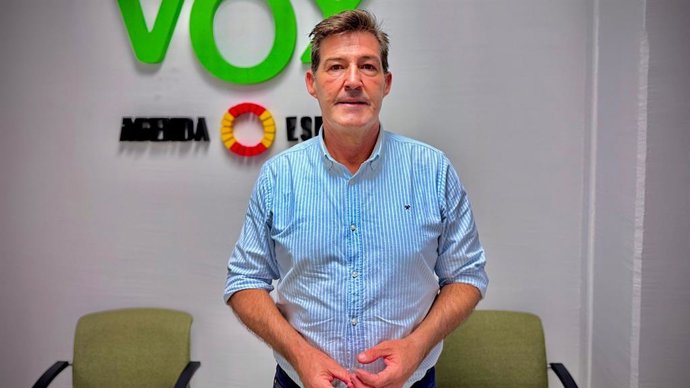 Antonio Alcázar, concejal portavoz del grupo Vox en el Ayuntamiento de Málaga.