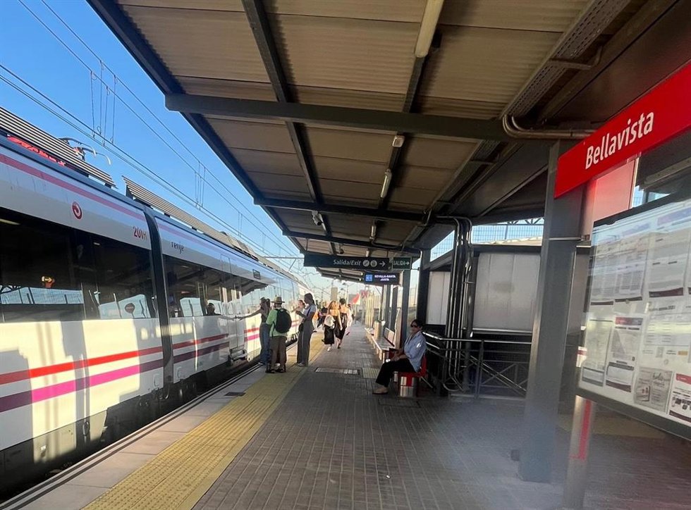 Imagen de la estación de Bellavista en Sevilla. Imagen de archivo.