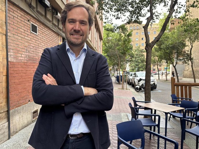 Archivo - El eurodiputado del PP Borja Giménez Larraz.