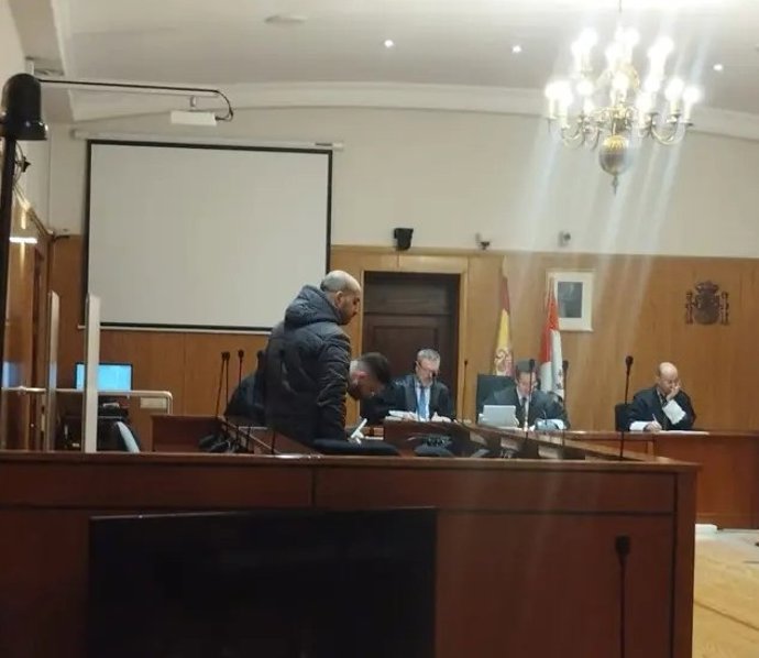 El gestor de criptomonedas ahora condenado, durante el juicio celebrado en febrero en la Audiencia de Valladolid.