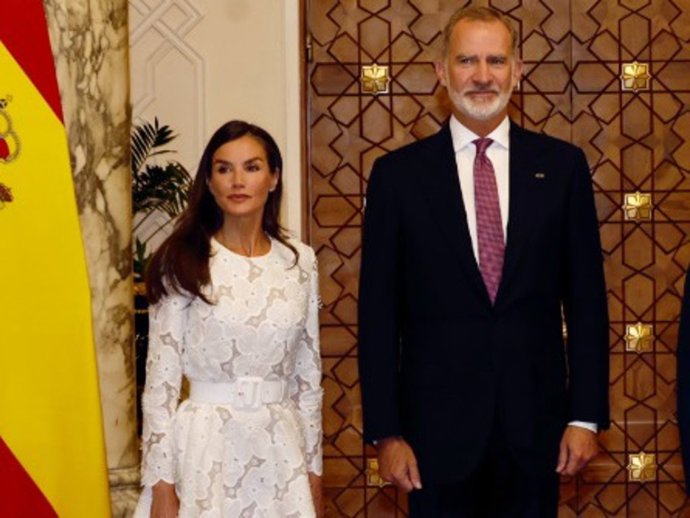 Los Reyes, recibidos por el presidente de la República de Egipto en su segunda jornada de visita oficial al país de Oriente Próximo