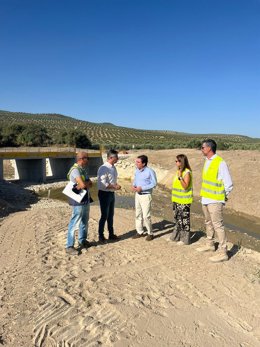Visita a las obras en la vía de interés agrario JV-2931.