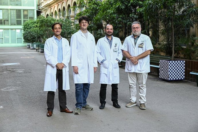 Archivo - El equipo del Clínic-Idibaps a cargo del estudio.