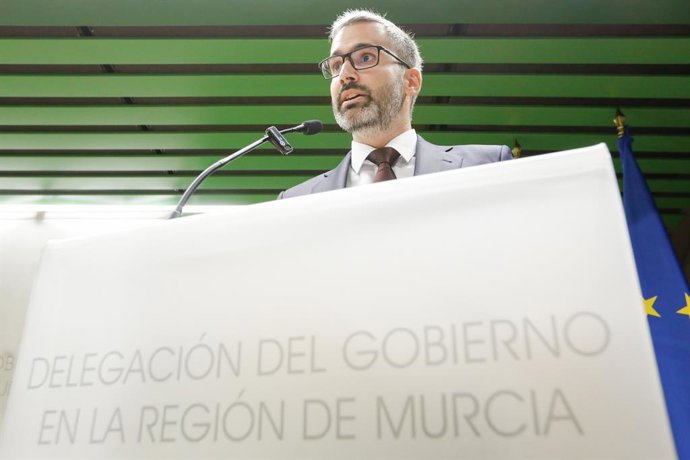 O novo Delegado do Governo na Região, Francisco Lucas, toma posse no edifício multiuso da Delegação do Governo, em 12 de setembro de 2025, em Múrcia, Região de Múrcia (Espanha). Francisco Lucas foi empossado com