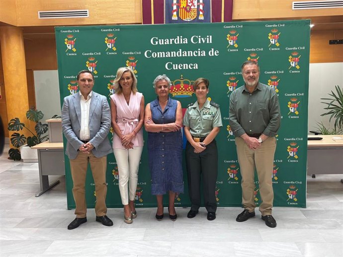 Presentación de la programación de actos de la celebración en Cuenca de la Virgen del Pilar, patrona de la Guardia Civil.