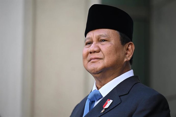 Archivo - El presidente de Indonesia, Prabowo Subianto (archivo)