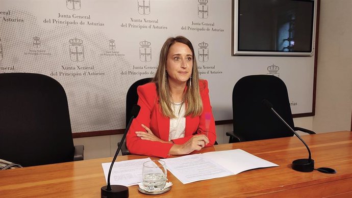 Archivo - La diputada del PP en la Junta General Cristina Vega.