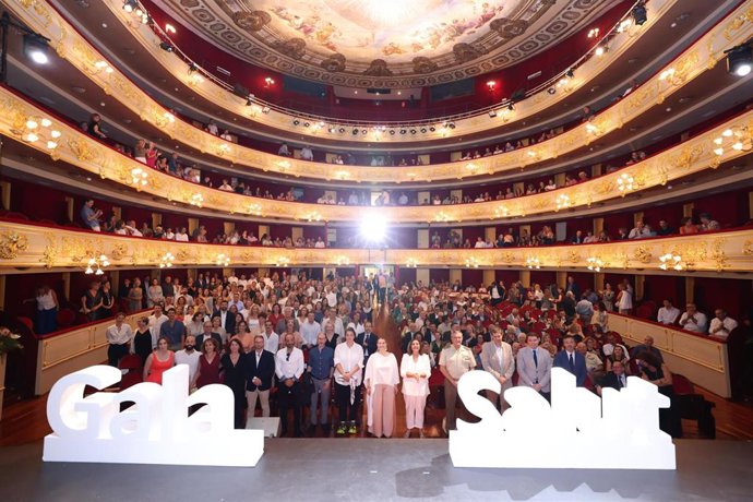 La presidenta del Govern, Marga Prohens, asiste al acto de la Gala de la Salud 2025.