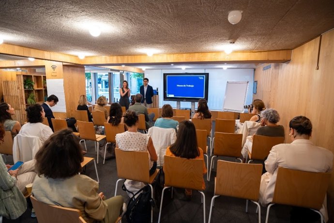 Sesión de trabajo de 'Green at Heart'.