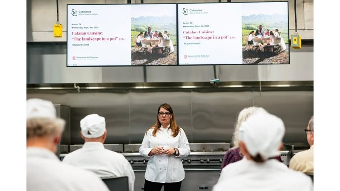Archivo - Una de les sessions del programa per visibilitzar productes agroalimentaris als EUA