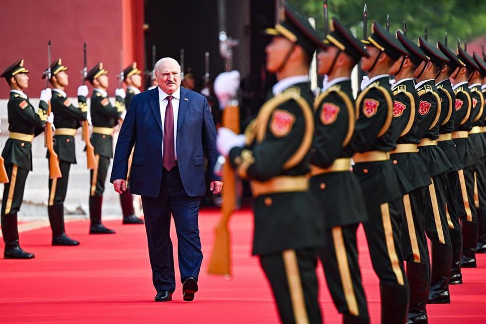 Alexander Lukashenko, presidente de Bielorrusia, durante su visita a China de 2025.