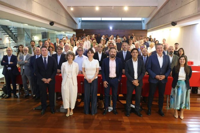 La vicepresidenta Alfaro en la jornada celebrada en San Sebastián.