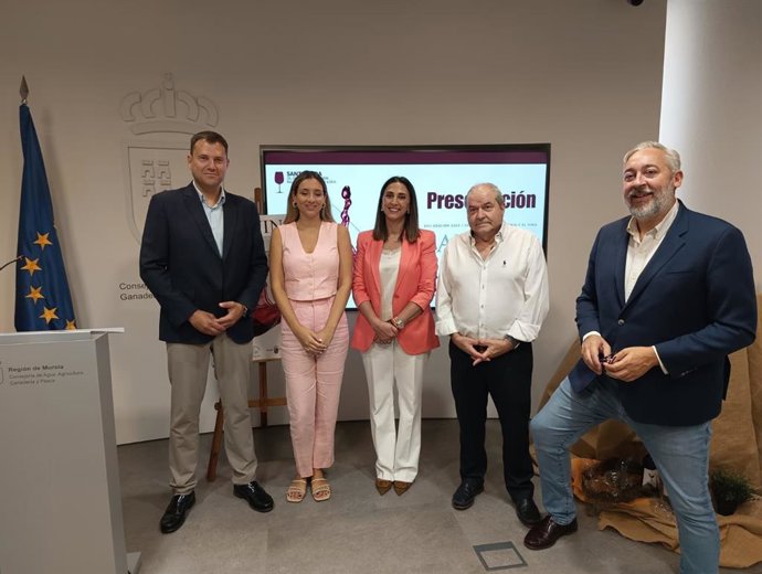 Presentación de la feria 'Sanvino', que se celebrará del 25 al 27 de septiembre en Santomera