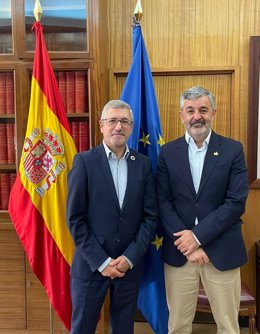 El Consejero Alejandro Calvo Subraya, En Una Reunión Con El Secretario De Estado De Medio Ambiente, Hugo Morán, El Papel Clave De Las BRIF Y De Todos Los Equipos Implicados En La Extinción De Los Fuegos
