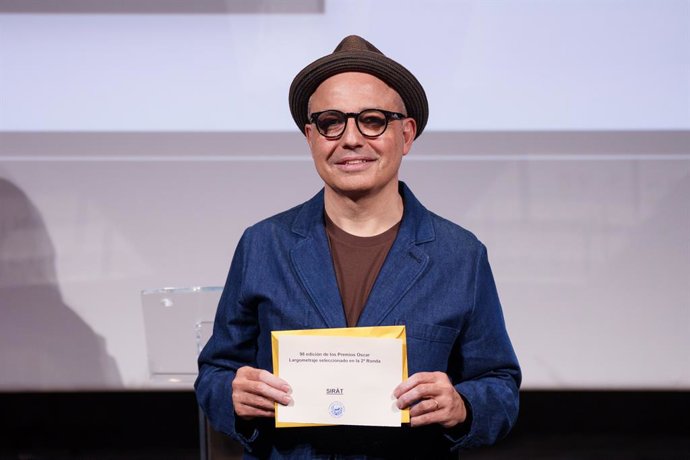 El cineasta Pablo Berger anuncia la película seleccionada para representar a España en los Oscar, en la Academia de Cine, a 17 de septiembre de 2025, en Madrid (España). La película ha sido galardonada en la pasada edición del Festival de Cannes con el Pr