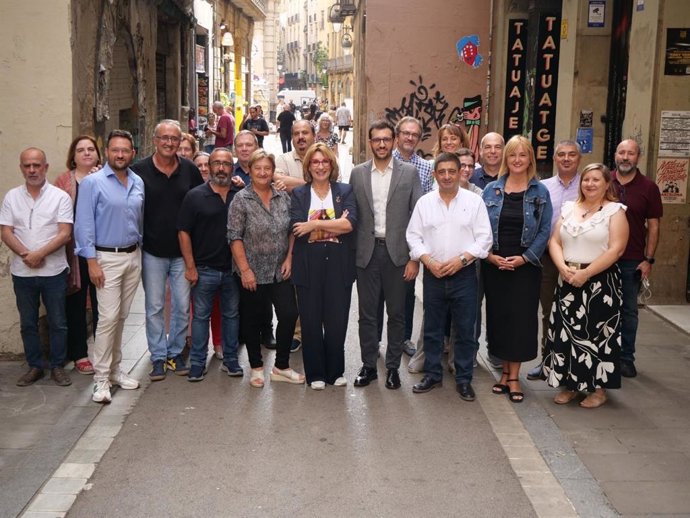 Representantes de Confocos, que se han reunido este miércoles en Barcelona