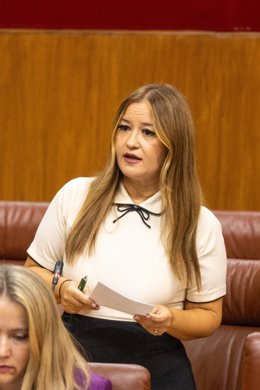La parlamentaria del PSOE-A Verónica Pérez.