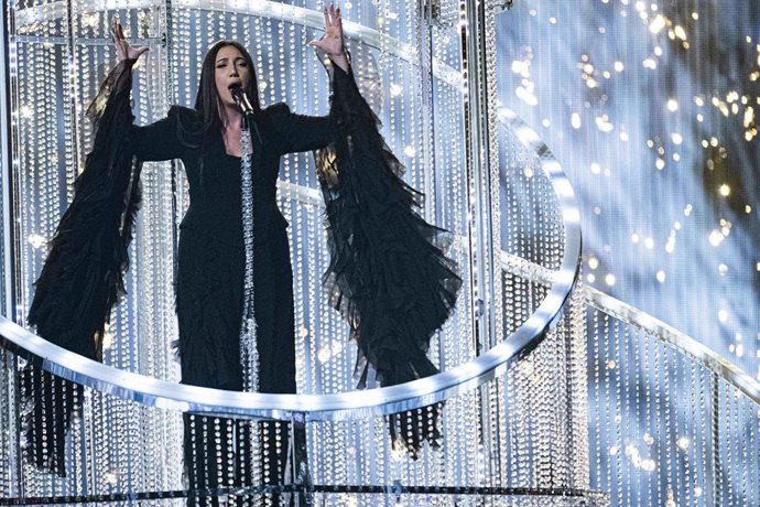Archivo - May 15, 2025, Basel, Switzerland: Yuval Raphael of Israel competes at the live 2nd Semi-Final of the 69th Eurovision Song Contest held at St. Jakobshalle on May 13, 2025, in Basel, Switzerland.