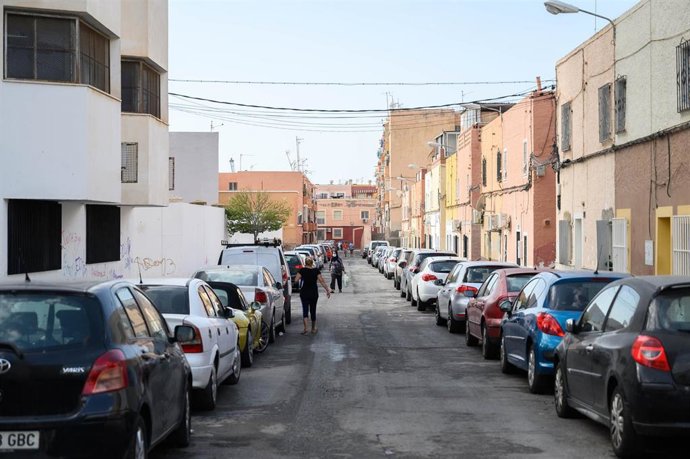 Archivo - Barrio de Pescadería, en Almería.