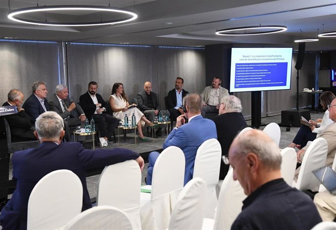 Un instante de las jornadas de cooperación transfronteriza