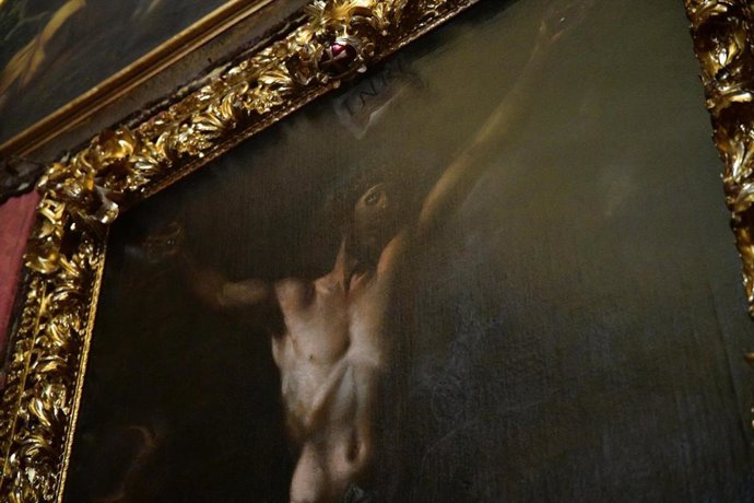 Imagen del cuadro en la Sala Capitular de la Catedral