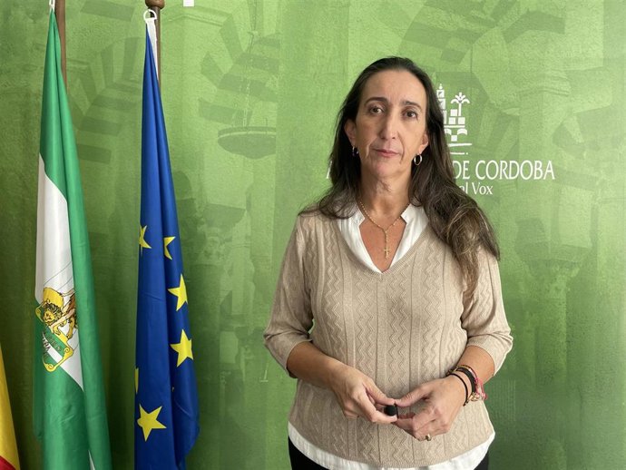 Archivo - La portavoz de Vox en el Ayuntamiento de Córdoba, Paula Badanelli.