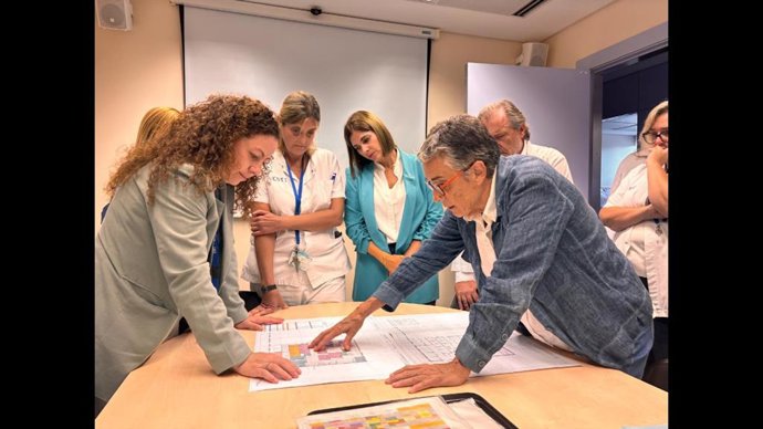 Pané visita el Hospital de Terrassa (Barcelona)