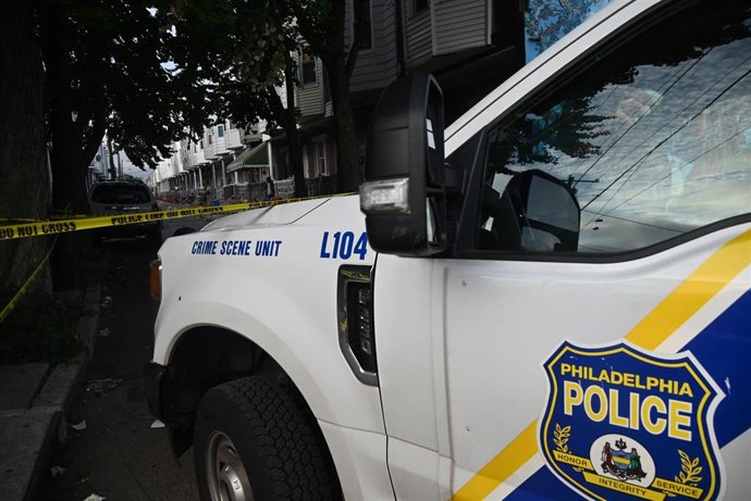 Archivo - Un vehículo de la Policía del estado de Pensilvania