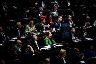 La Cámara de los Diputados argentina en la sesión plenaria en la que se han aprobado las leyes de financiamiento a las universidades y al hospital pediátrico Garrahan