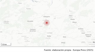 Registrado un terremoto de 3.5 grados de magnitud al sur de Calasparra (Murcia)