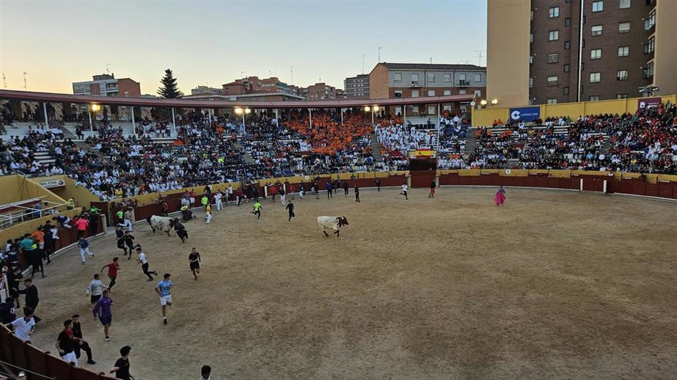 Primer encierro de la Feria y Fiestas de Guadalajara 2025.
