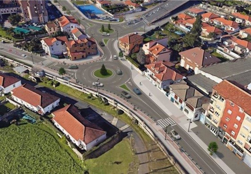 Archivo - Infografía de la solución prevista para el barrio de Campogiro, en Santander