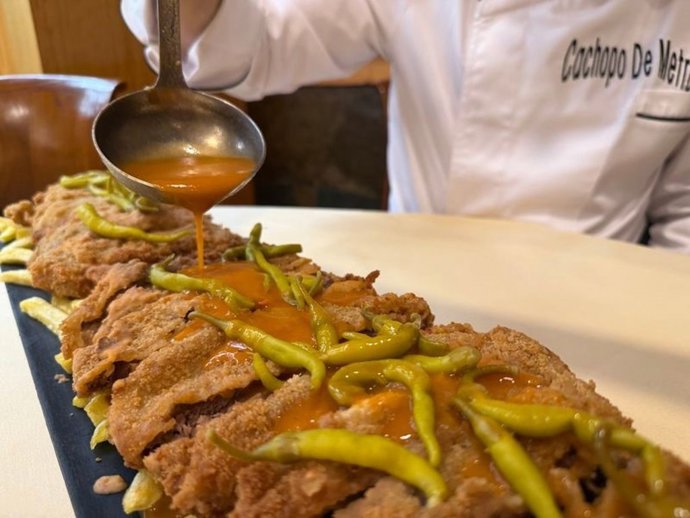 Cachopo relleno de fabada